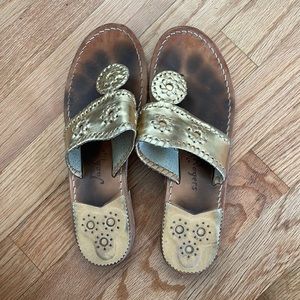Size 8 Gold Jack Rogers